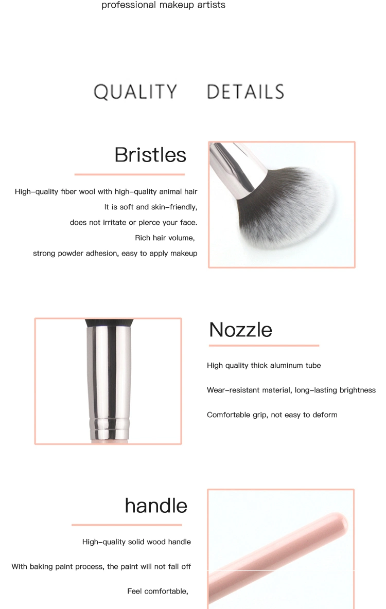 13PCS Professional Make up Brushes Set Customized Color Private Logo Synthetic Hair Cone-Shaped Handle Makeup Brushhot Sale Products