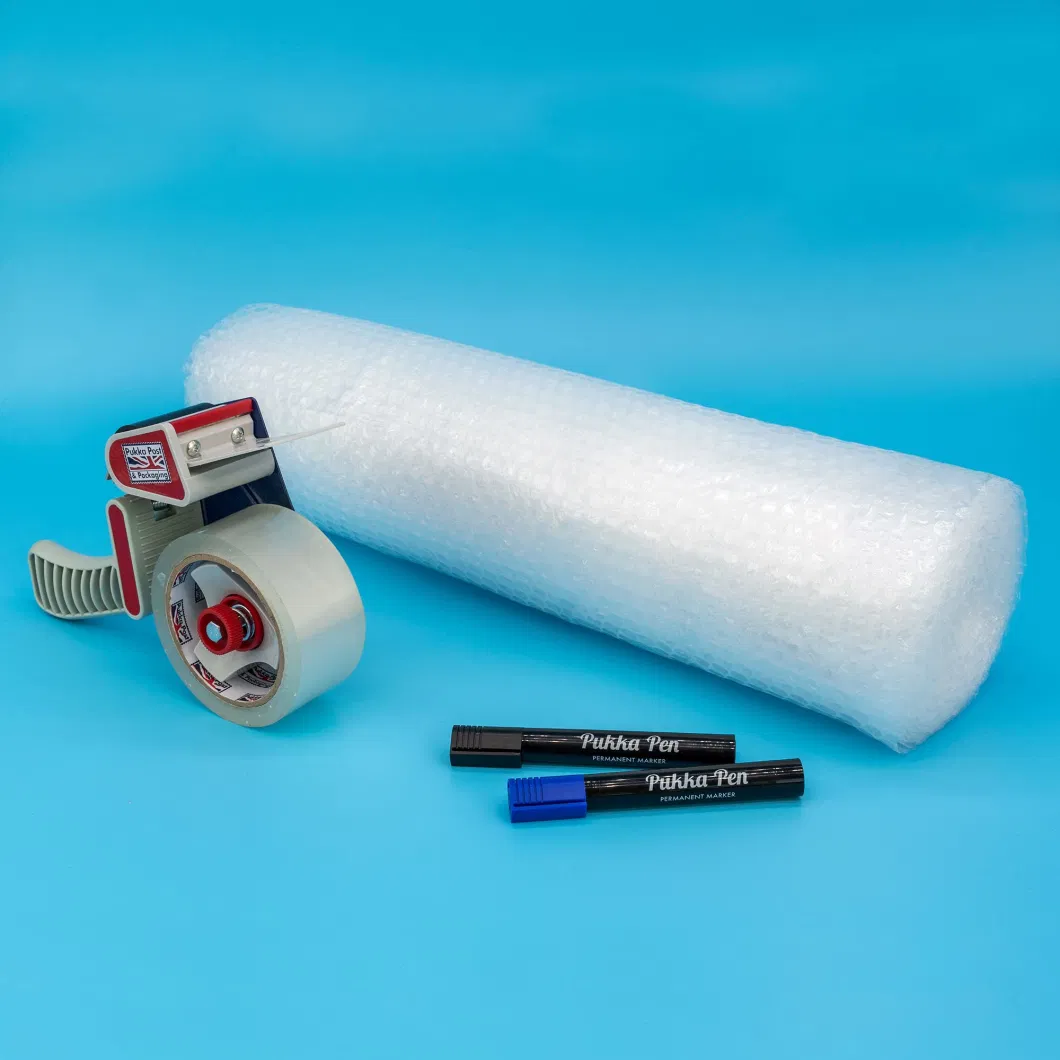 Small Air Bubble Wrap Roll (410mmx11m) - Clear Perforated Bubble Wrap for Moving House Wide Roll of Bubbles, Protective Bubble Cushioning Wrap Eco Packing